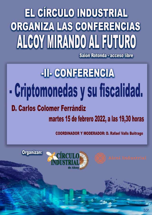 2º CONFERENCIA: CRIPTOMONEDAS Y SU FISCALIDAD